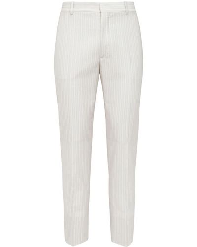 Alexander McQueen Tailored Cigarette Trousers - Grey
