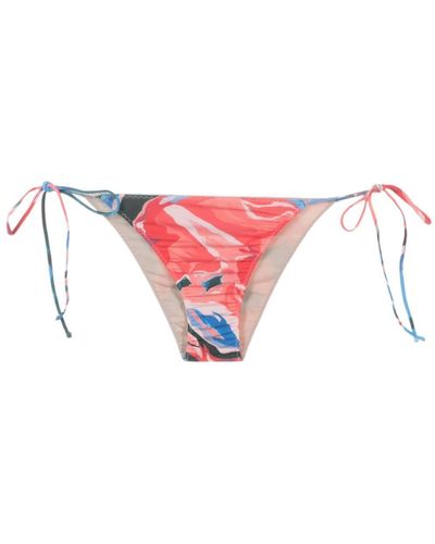 Clube Bossa Aava Graphic-print Bikini Bottoms - Pink