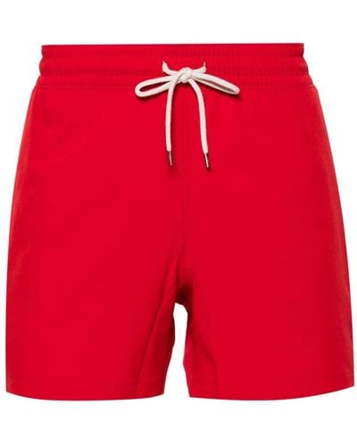 Polo Ralph Lauren Mid-rise Swim Shorts - Red
