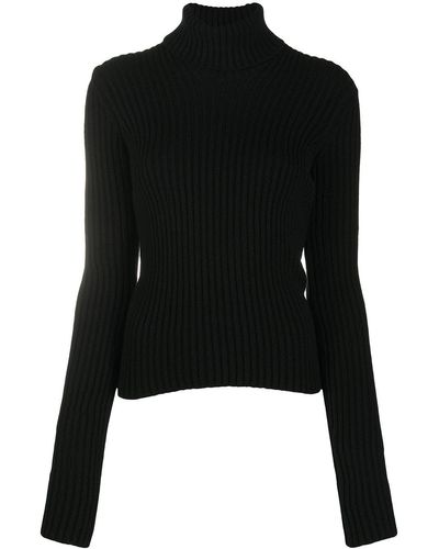 Bottega Veneta Ribbed Knit Sweater - Black