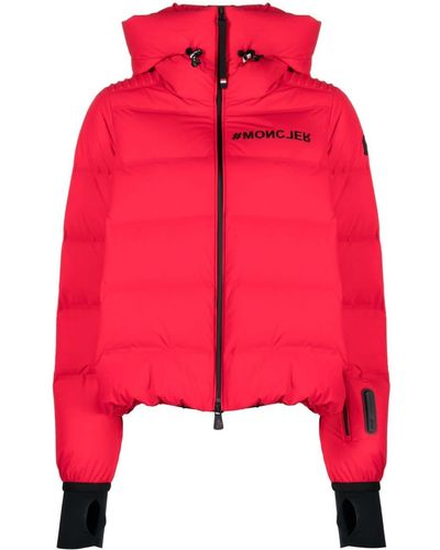 3 MONCLER GRENOBLE Suisses パデッドジャケット - レッド