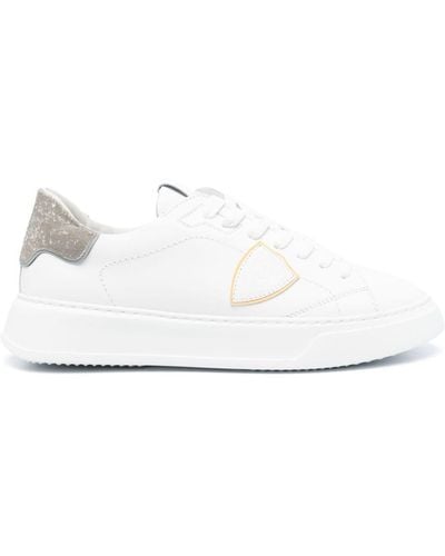 Philippe Model Temple Leather Trainers - White