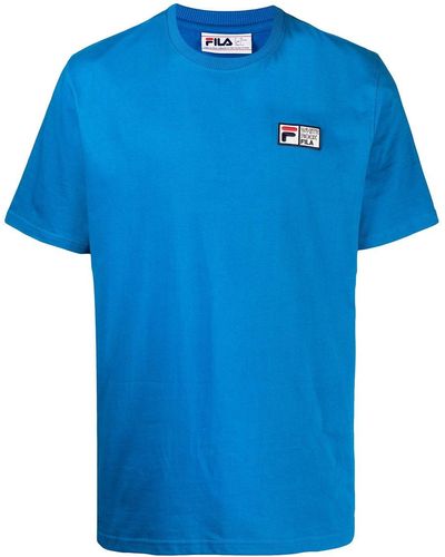 Fila T-shirt à logo imprimé - Bleu