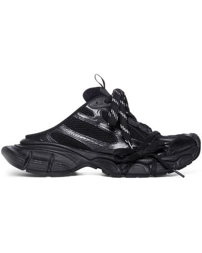 Balenciaga 3xl Low-top Sneakers Met Vlakken - Zwart