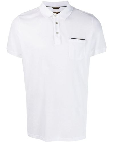 Moorer Peschici-jtp Cotton Polo Shirt - White