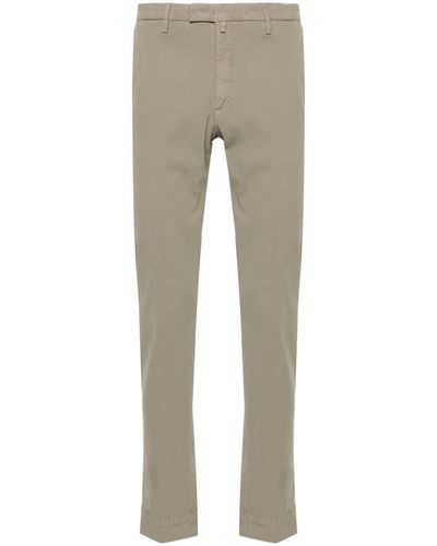 Briglia 1949 Mid-rise Tapered Trousers - Grey