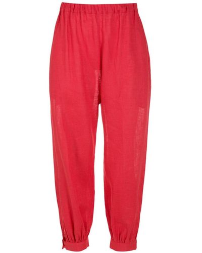 Clube Bossa Sam Cropped Trousers - Red