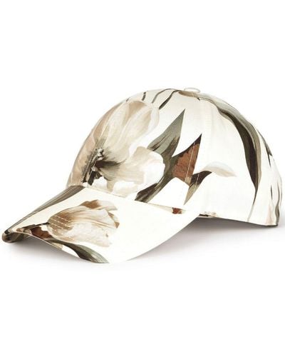 Dolce & Gabbana Cappello da baseball a fiori - Metallizzato