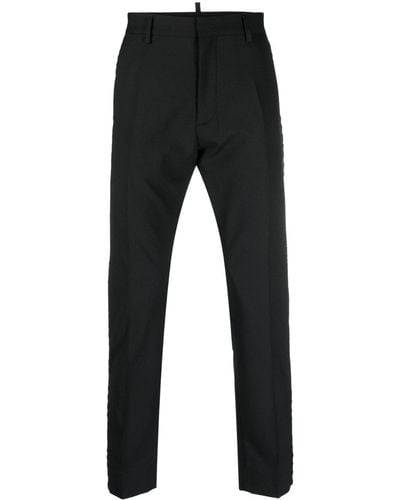 DSquared² Tailored Straight-leg Pants - Black