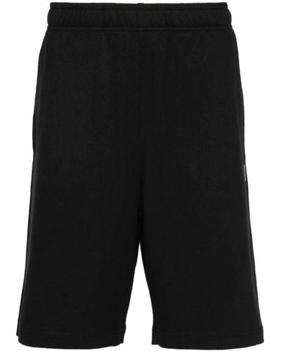 Acne Studios Organic-cotton Jersey Shorts - Black