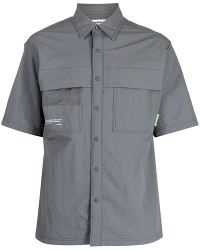 Chocoolate Logo-print Short-sleeve Shirt - Gray