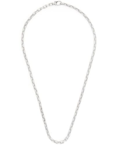 MAOR Equinox Anchor-chain Necklace - White