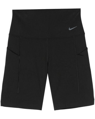 Nike Shorts mit Swoosh-Print - Schwarz