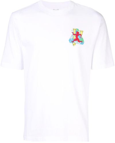 Palace T-Shirt mit Tänzer-Print - Weiß