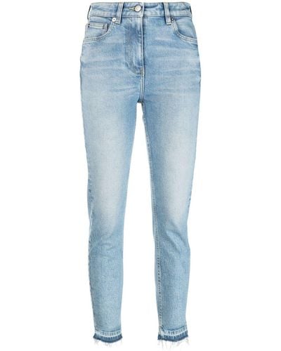 IRO Vaqueros Galloway skinny de talle alto - Azul