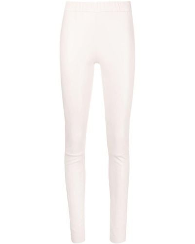Max & Moi Leather Stretch leggings - White