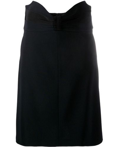 RED Valentino Gathered Waist Skirt - Black