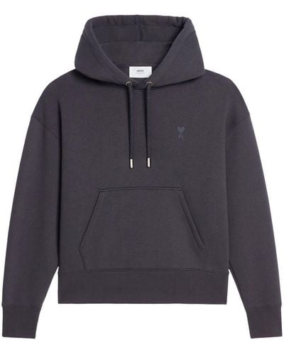 Ami Paris Hoodie Met Lange Mouwen - Blauw