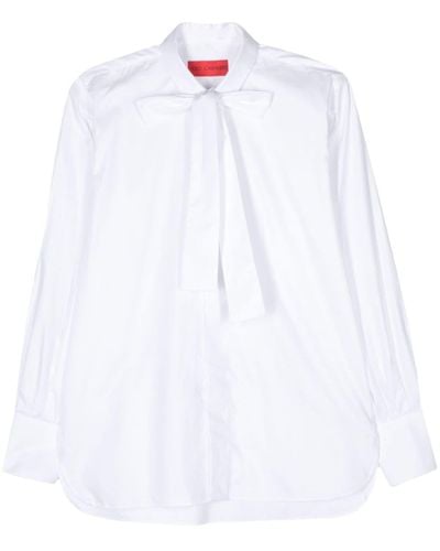 Wild Cashmere Langärmeliges Hemd - Weiß