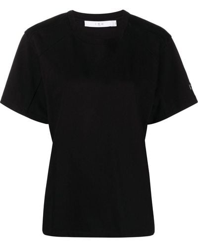 IRO Iseult ロゴパッチ Tシャツ - ブラック
