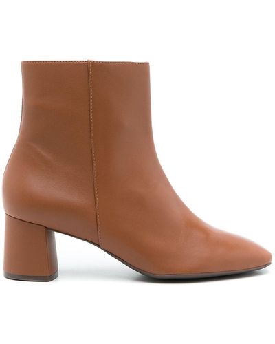 Sarah Chofakian Torquay Leather Boots - Brown