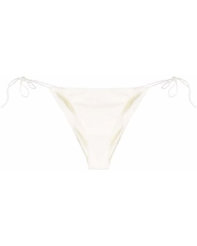 Oséree Tie-side Bikini Bottoms - White