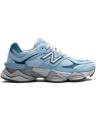 New Balance 9060 Sneakers Met Logopatch - Blauw