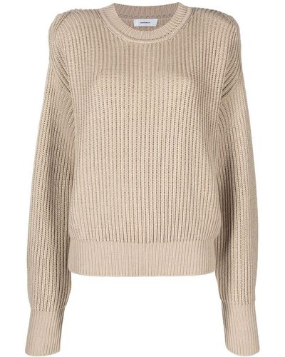 Wardrobe NYC Ribbed-knit Sweater - Natural