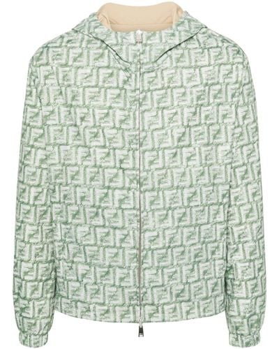 Fendi Reversible Jacket, - Green