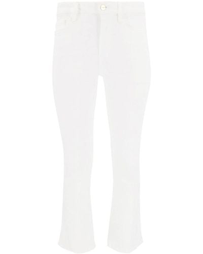 FRAME Jeans Le Crop - Bianco