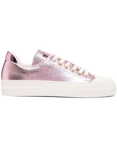 Tom Ford City Metallic-finish Sneakers - Pink