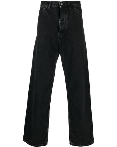 Filippa K Loose-cut Leg Cotton Jeans - Black