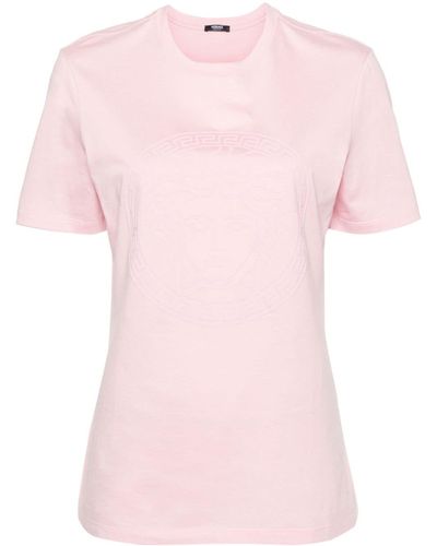 Versace メドゥーサ Tシャツ - ピンク