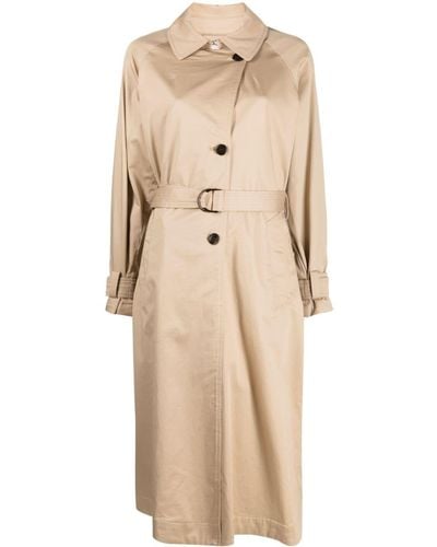 Woolrich Trenchcoat mit Gürtel - Natur