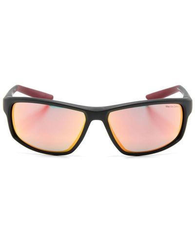 Nike Rabid Rectangle-frame Sunglasses - Pink