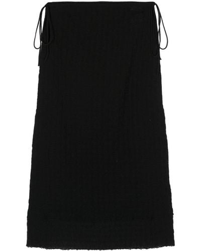 Bimba Y Lola Knitted Midi Skirt - Black