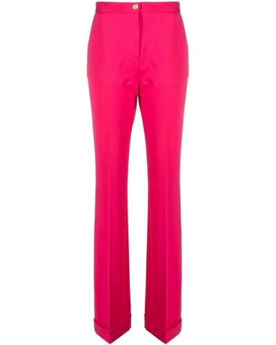 Pinko High-Waist-Hose mit Bügelfalten - Pink