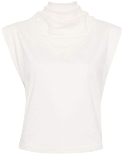 Alohas Laurent cotton T-shirt - Weiß