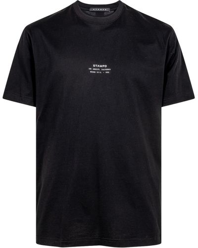 Stampd T-Shirt mit Logo - Schwarz