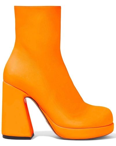 Proenza Schouler Forma Plateau-Stiefel 110mm - Orange