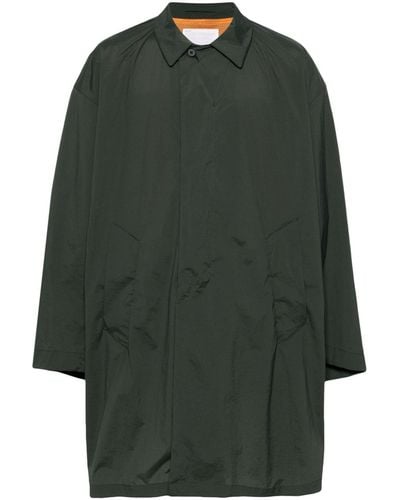 Kolor Button-up Trench Coat - Green