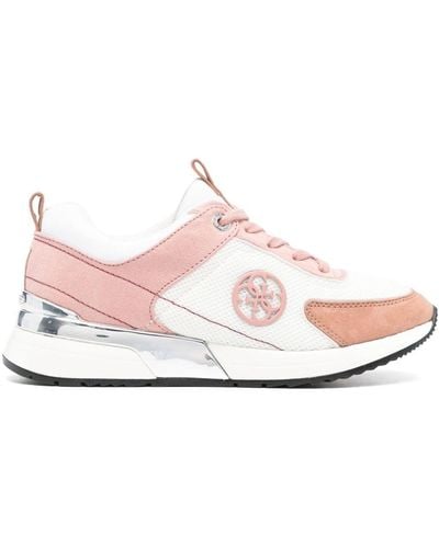 Guess USA Panelled-design Sneakers - Pink