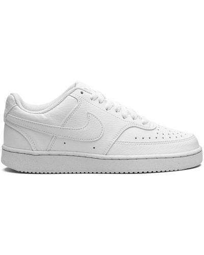 Nike Court Vision Low "next Nature Triple White" Sneakers