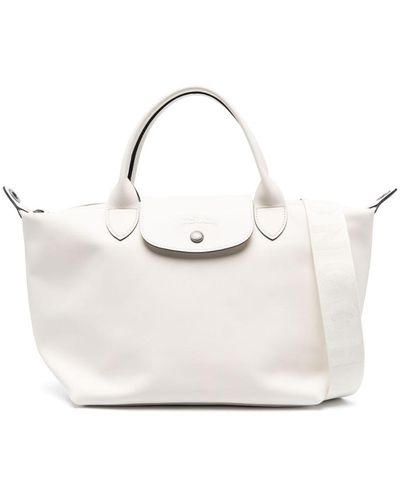 Leather small bag Longchamp White in Leather - 35032691