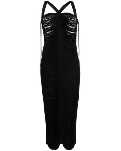 ANDREADAMO Sleeveless Knitted Dress - Black