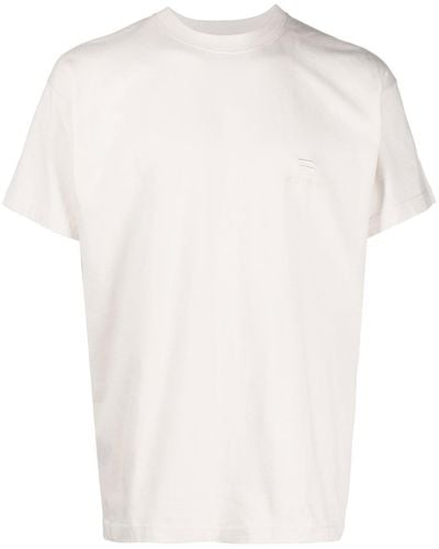 Balenciaga Camiseta con cuello redondo - Blanco