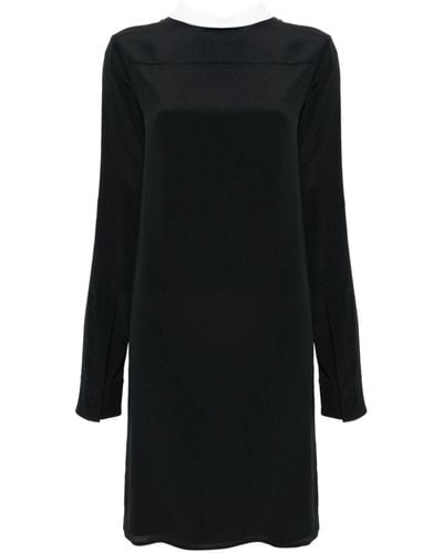 N°21 ラッフルバック ドレス - ブラック