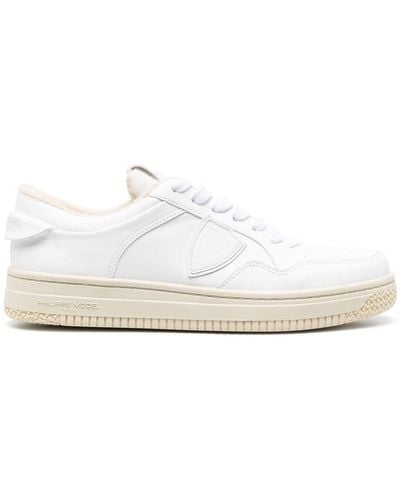 Philippe Model Lyon Lace-up Sneakers - White