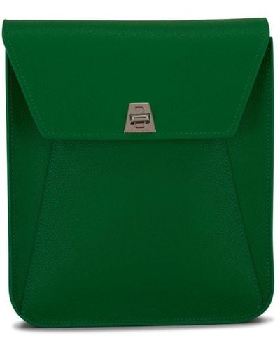 Akris Anouk Leather Crossbody Bag - Green
