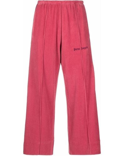 Palm Angels Logo-print Sweatpants - Pink